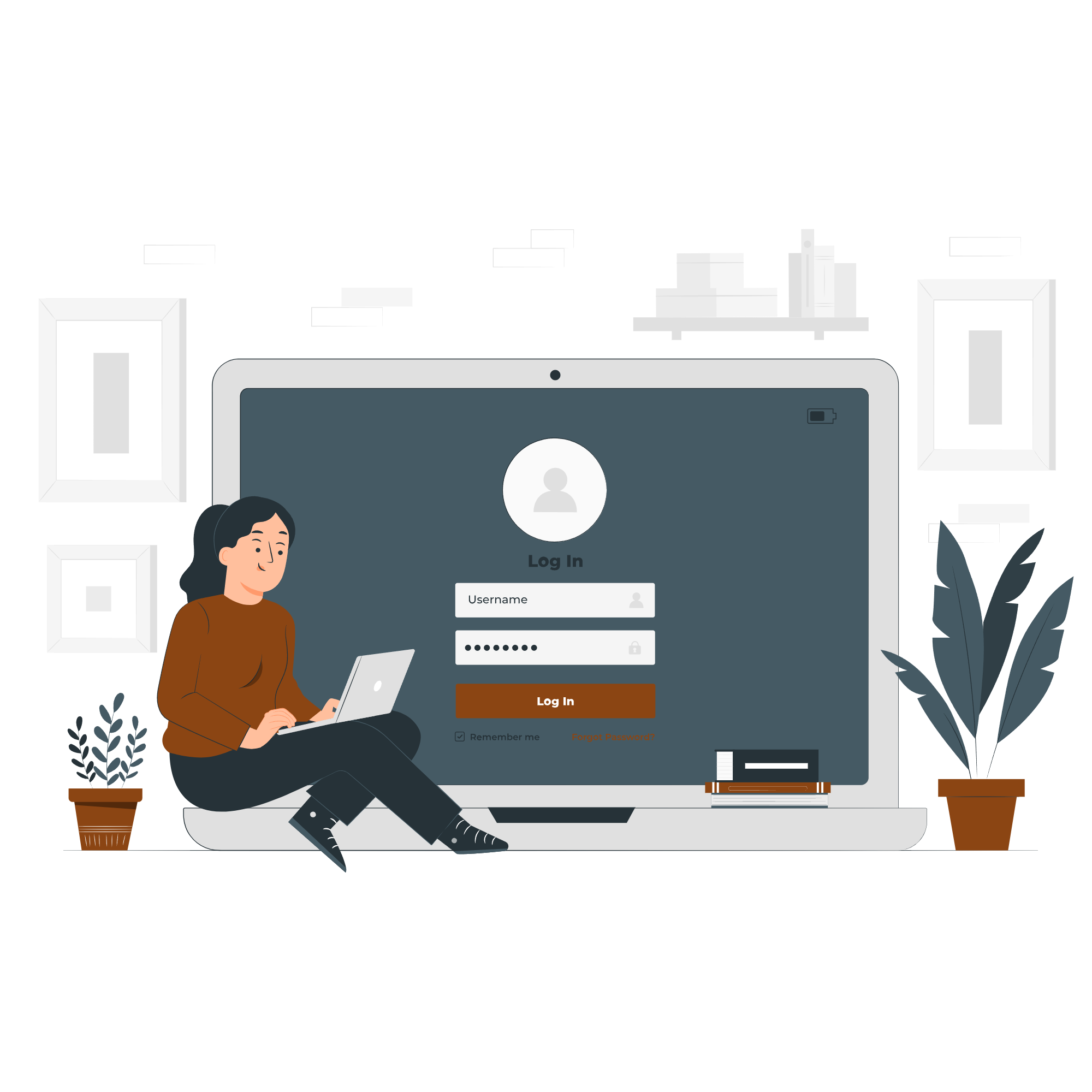 Ilustrasi Login