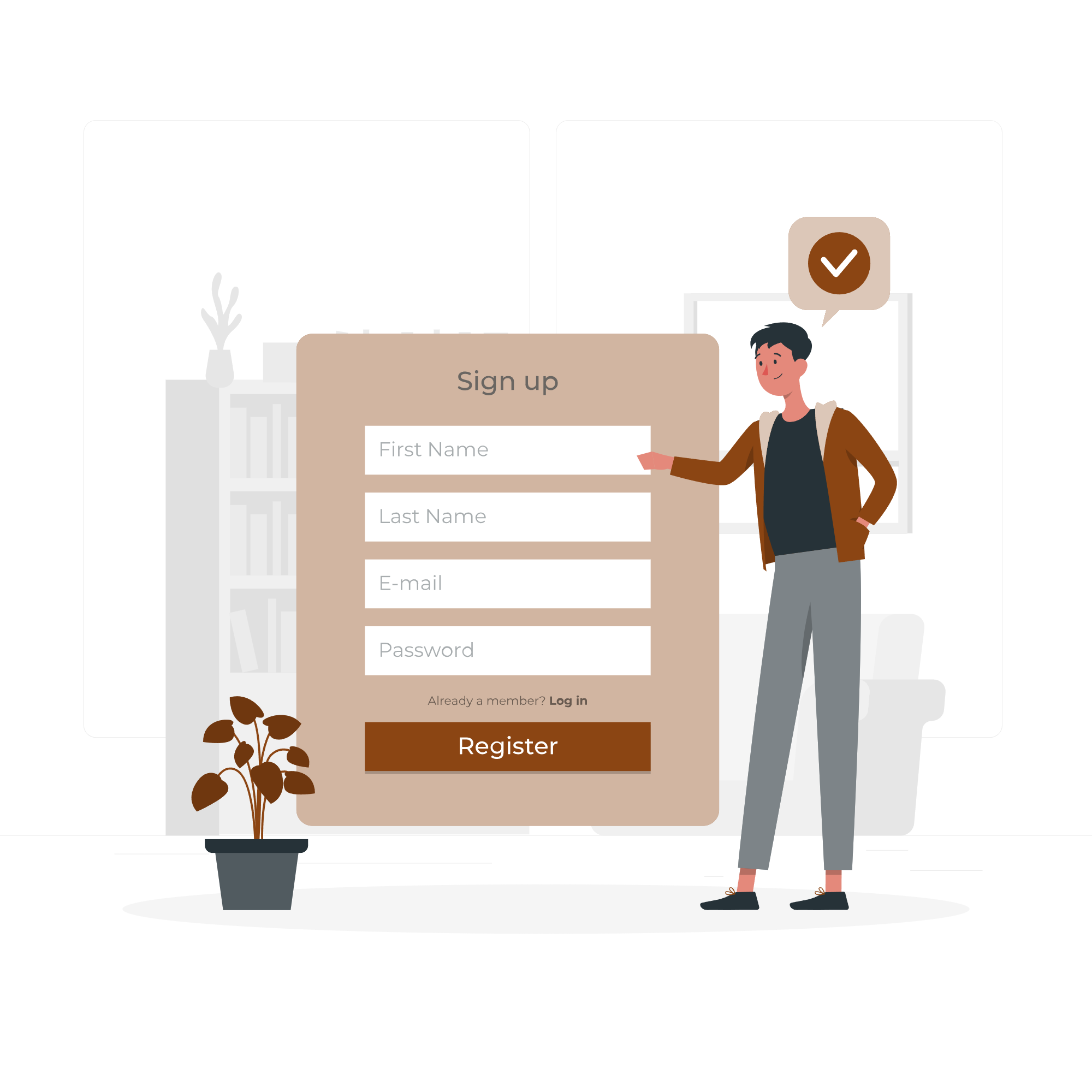 Ilustrasi Register